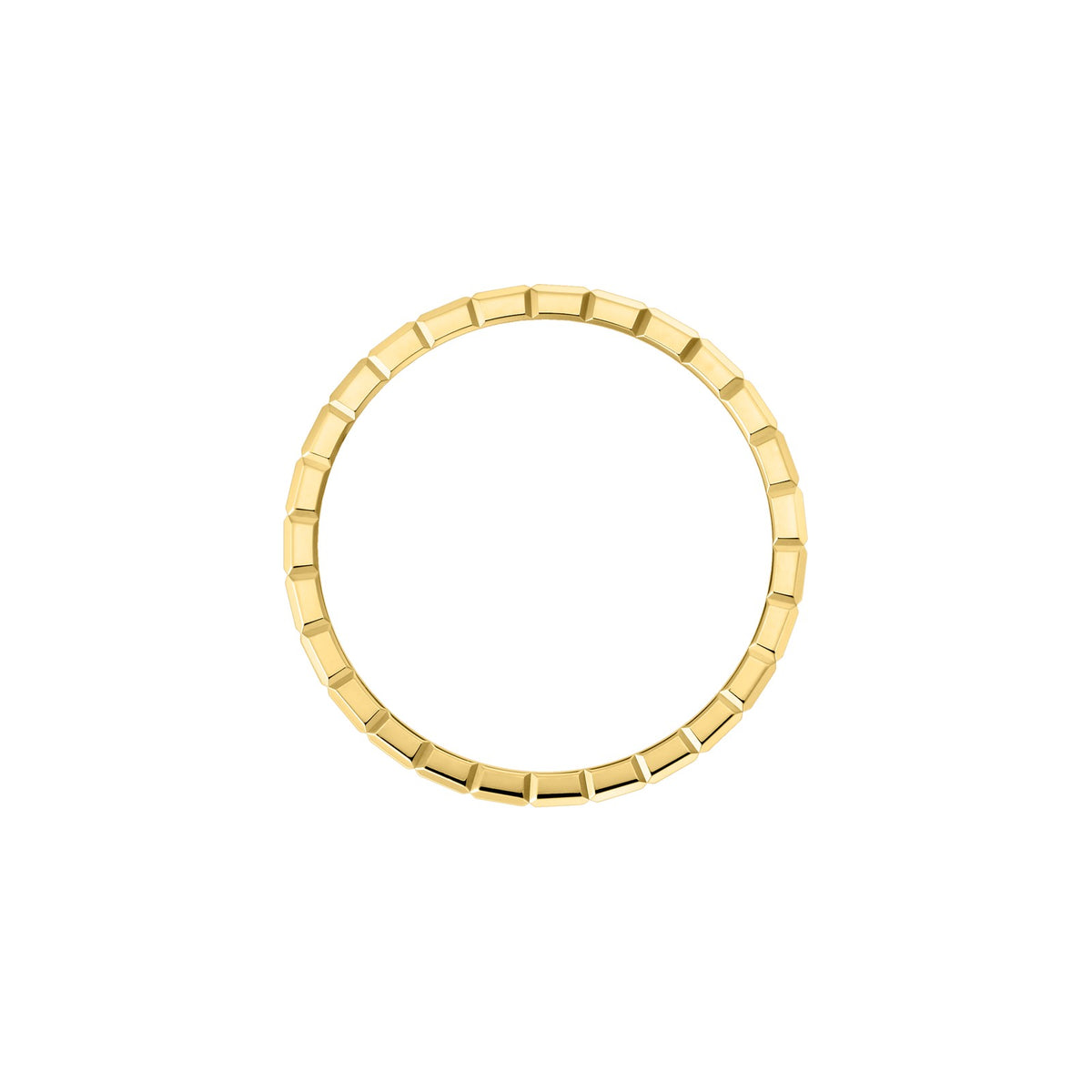 Chopard Ice Cube ring in 18k ethical yellow gold with diamonds, view 3