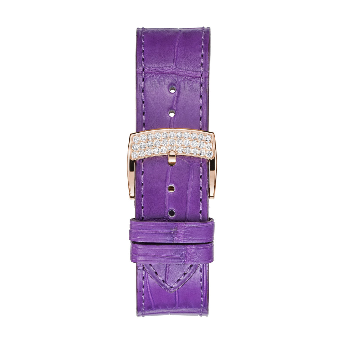 Chopard IMPERIALE watch in 18k ethical rose gold with sapphires, view 4