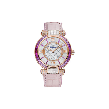 Chopard IMPERIALE watch in 18k ethical rose gold with sapphires