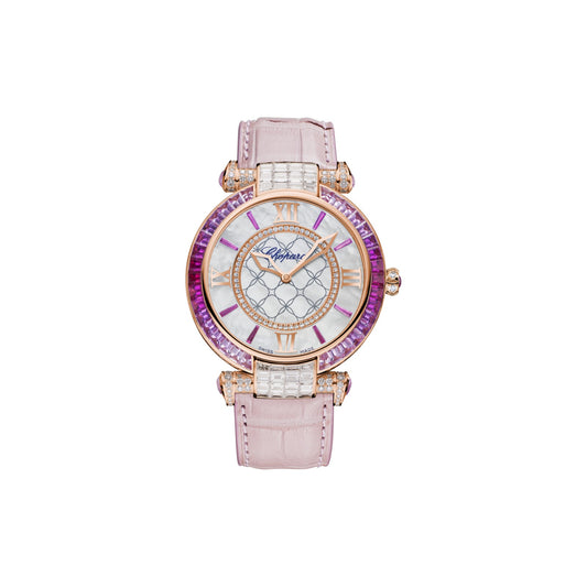 Chopard IMPERIALE watch in 18k ethical rose gold with sapphires