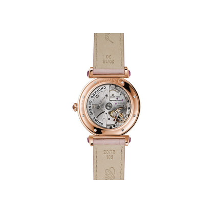 Chopard IMPERIALE watch in 18k ethical rose gold with sapphires, view 2