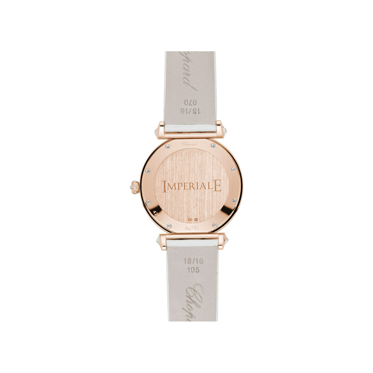 Chopard IMPERIALE watch in 18k ethical rose gold, view 2
