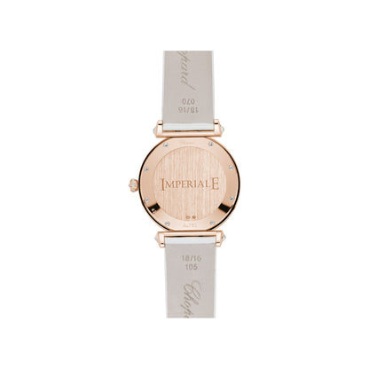 Chopard IMPERIALE watch in 18k ethical rose gold, view 2