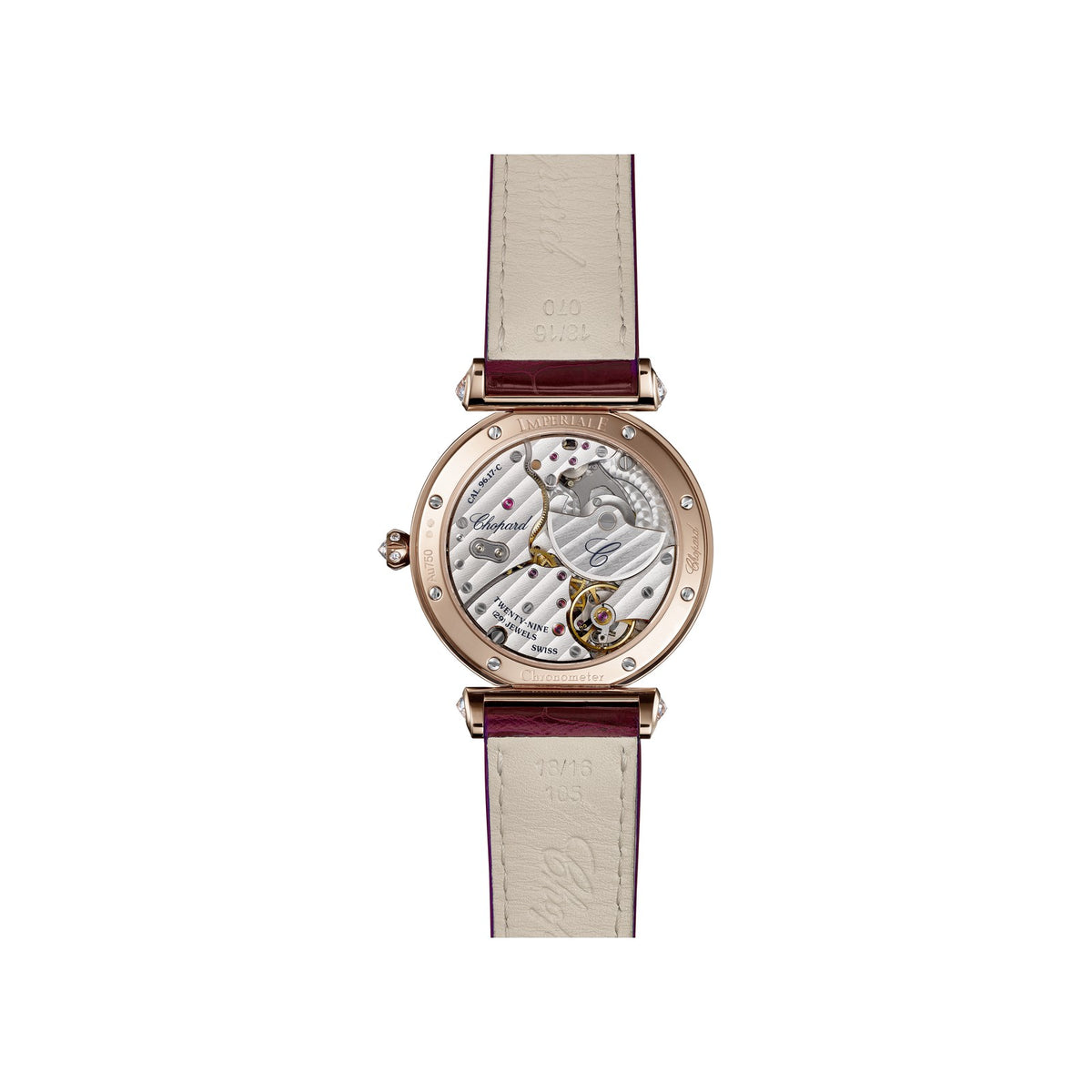 Chopard IMPERIALE watch in 18k ethical rose gold with diamonds, view 2
