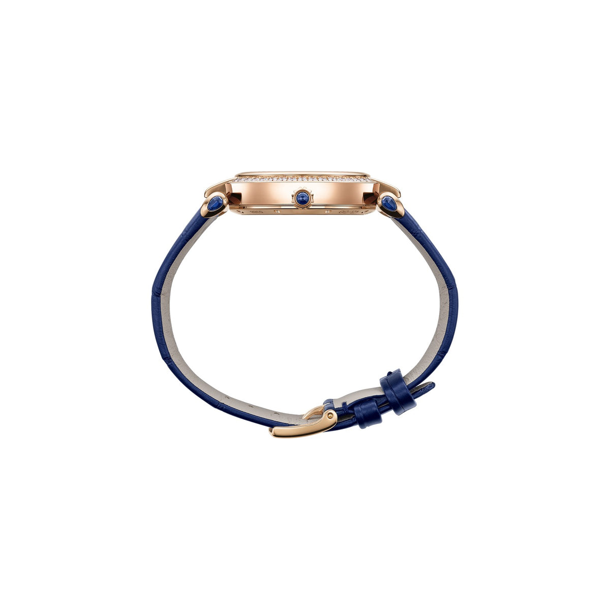 Chopard IMPERIALE watch in 18k ethical rose gold with sapphires, view 3