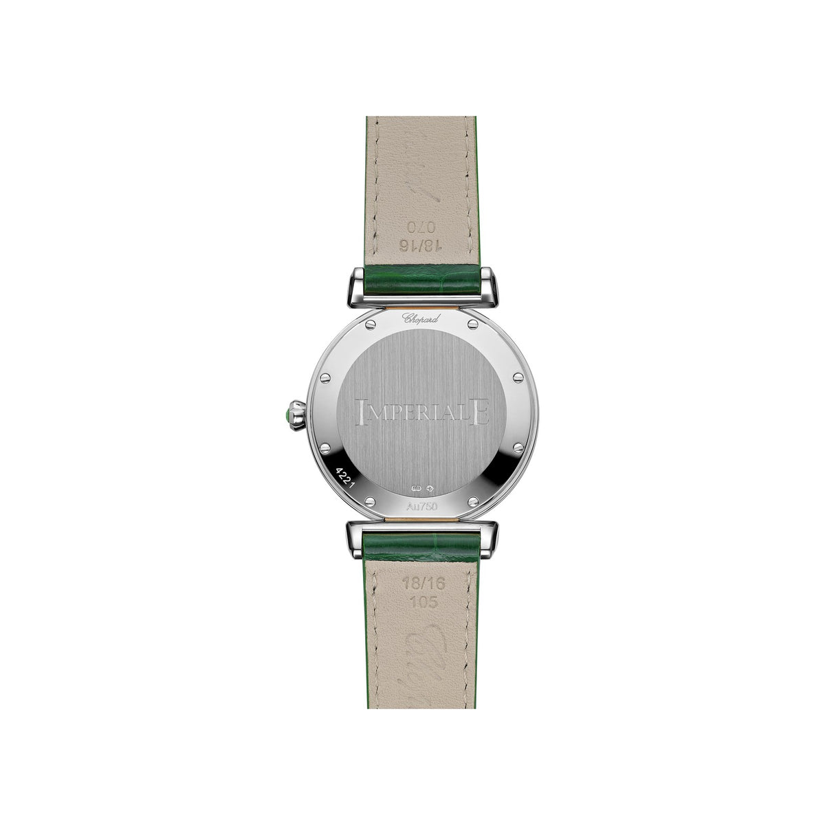 Chopard IMPERIALE watch in 18k ethical rose gold and stainless steel, view 2
