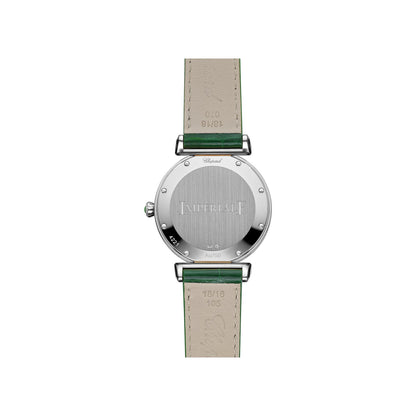 Chopard IMPERIALE watch in 18k ethical rose gold and stainless steel, view 2