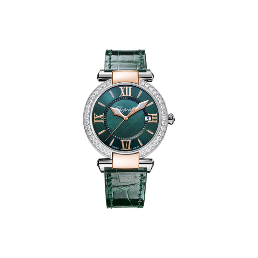 Chopard IMPERIALE watch in 18k ethical rose gold and stainless steel