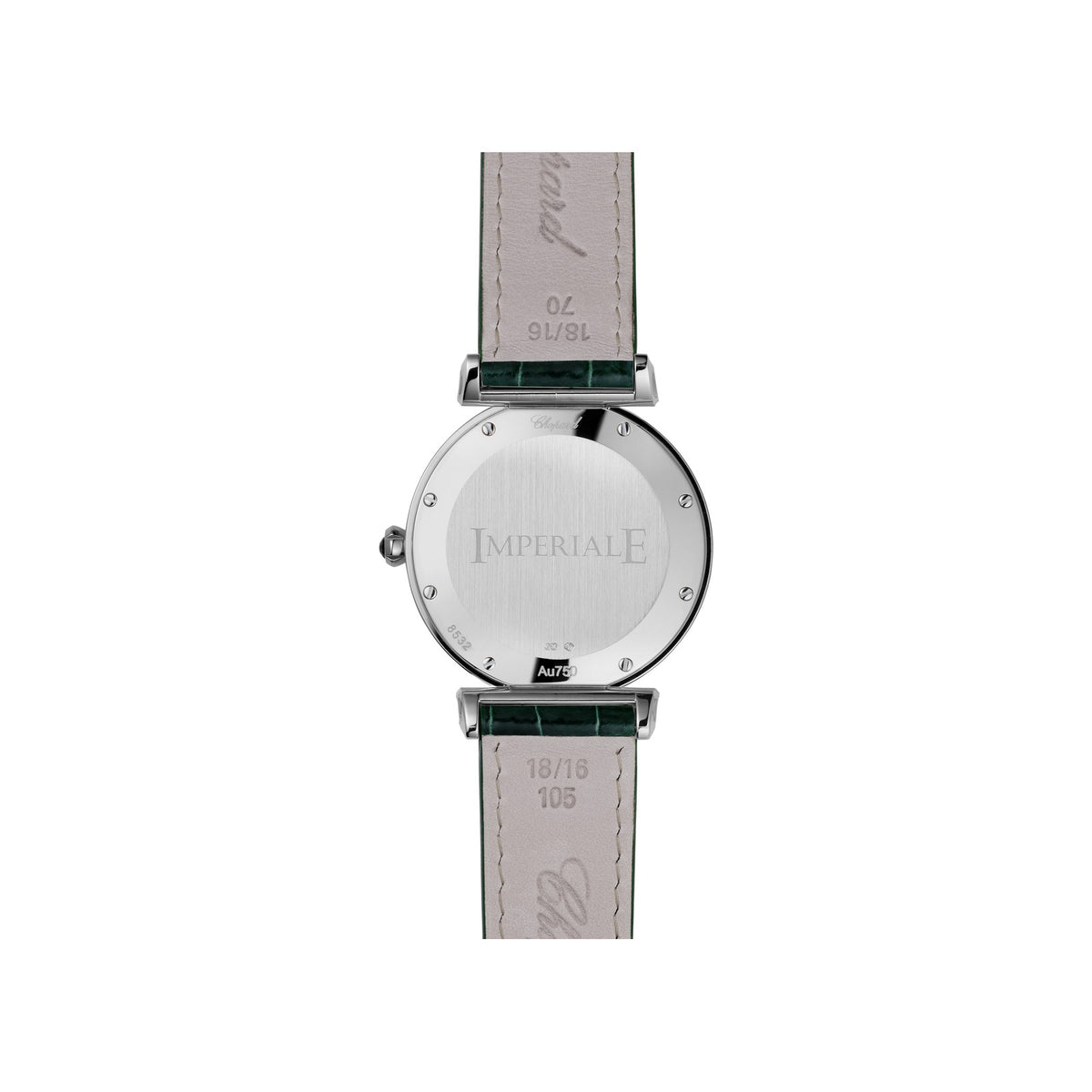Chopard IMPERIALE watch in 18k ethical rose gold and stainless steel, view 2
