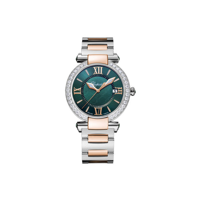 Chopard IMPERIALE watch in 18k ethical rose gold and stainless steel