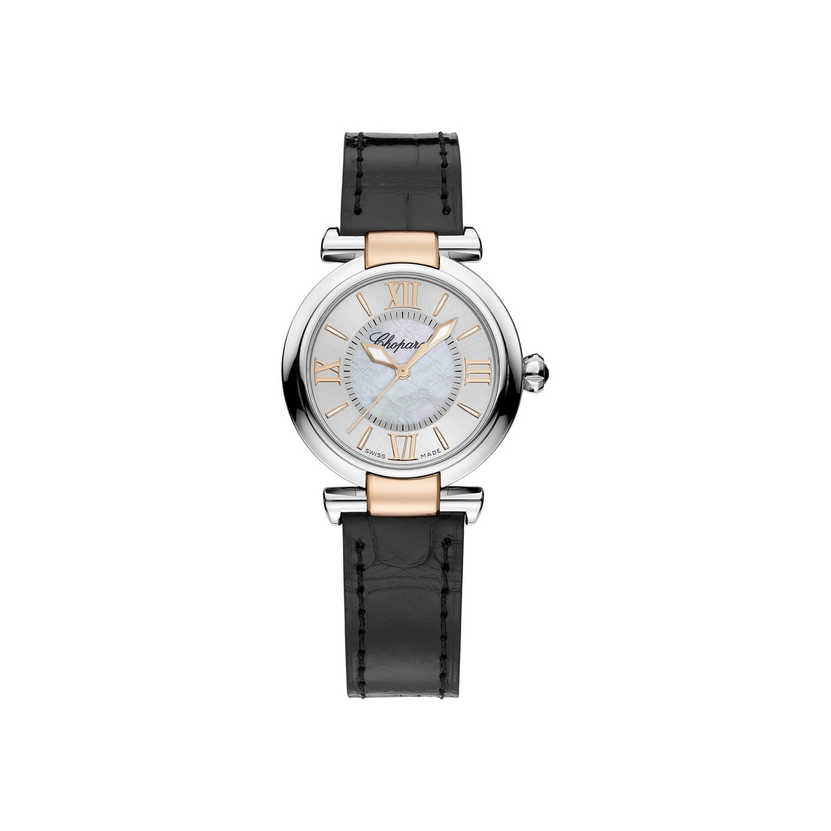 Chopard IMPERIALE watch in 18k ethical rose gold and stainless steel