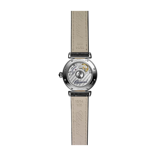 Chopard IMPERIALE watch in 18k ethical rose gold and stainless steel, view 2