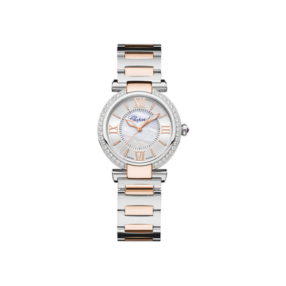 Chopard IMPERIALE watch in 18k ethical rose gold and stainless steel