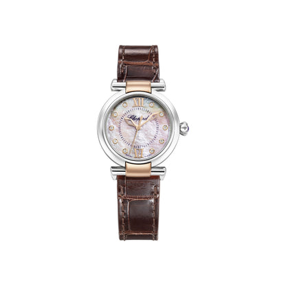 Chopard IMPERIALE watch in 18k ethical rose gold and stainless steel
