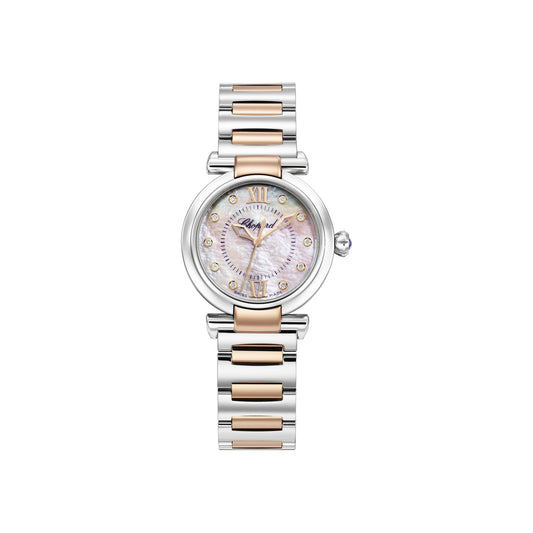 Chopard IMPERIALE watch in 18k ethical rose gold and stainless steel