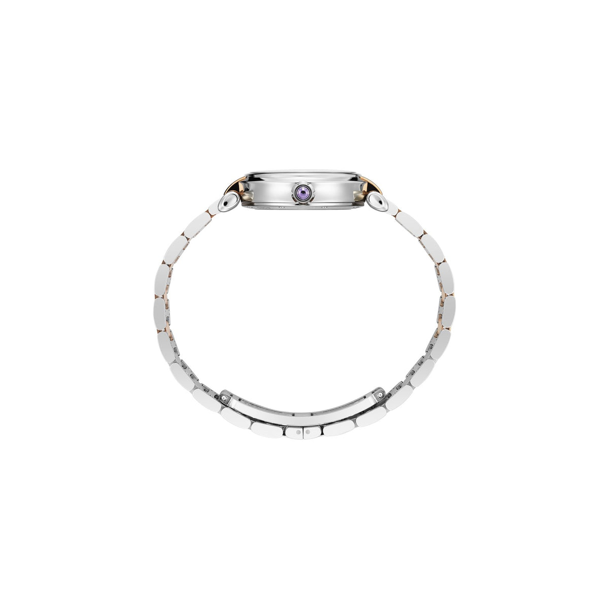 Chopard IMPERIALE watch in 18k ethical rose gold and stainless steel, view 3