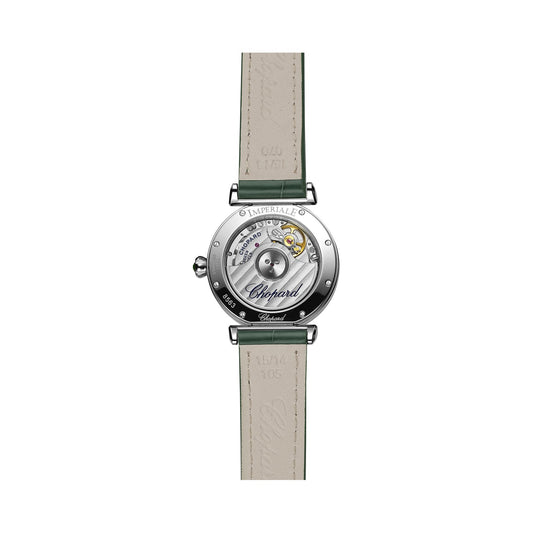 Chopard IMPERIALE watch in 18k ethical rose gold and stainless steel, view 2