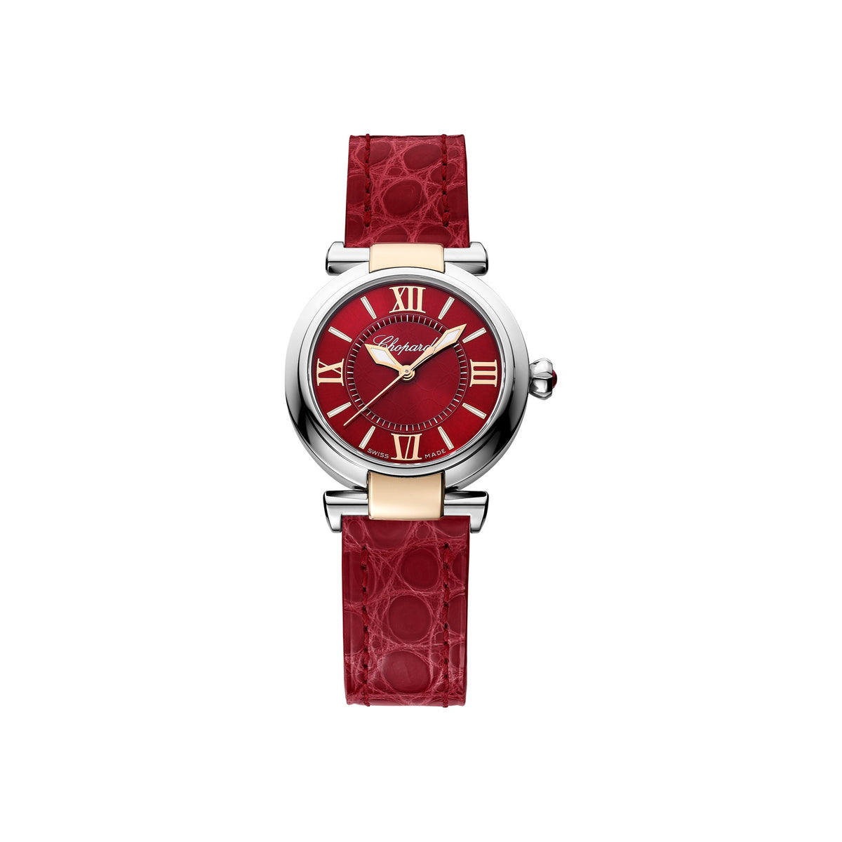 Chopard IMPERIALE watch in 18k ethical rose gold and stainless steel