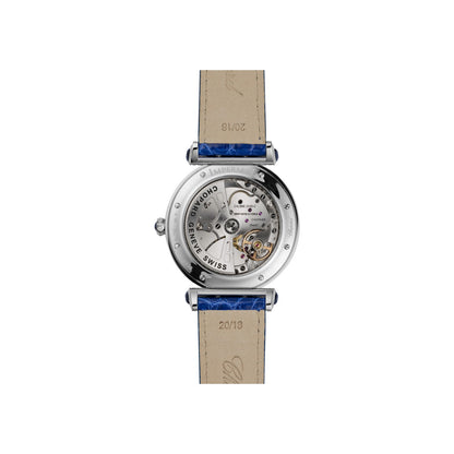 Chopard IMPERIALE watch in 18k ethical white gold with sapphires, view 2