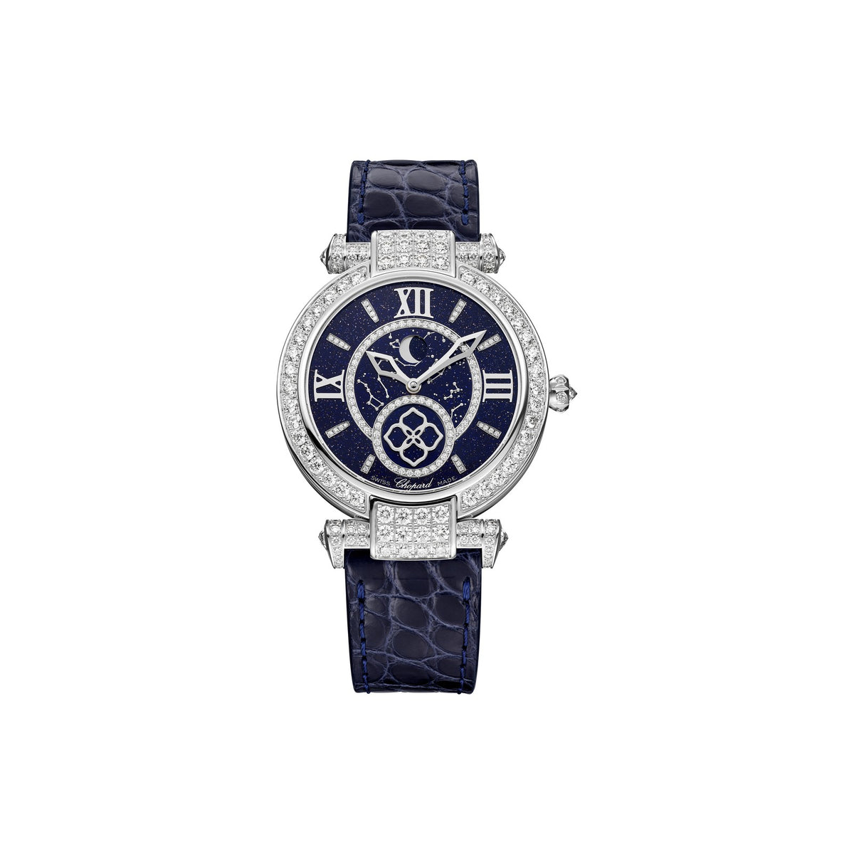 Chopard IMPERIALE watch in 18k ethical white gold with diamonds