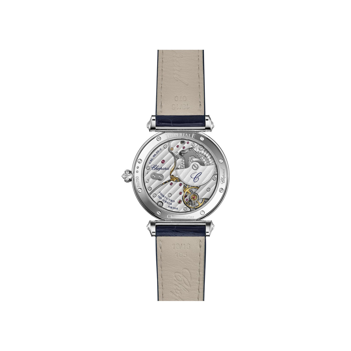 Chopard IMPERIALE watch in 18k ethical white gold with diamonds, view 2