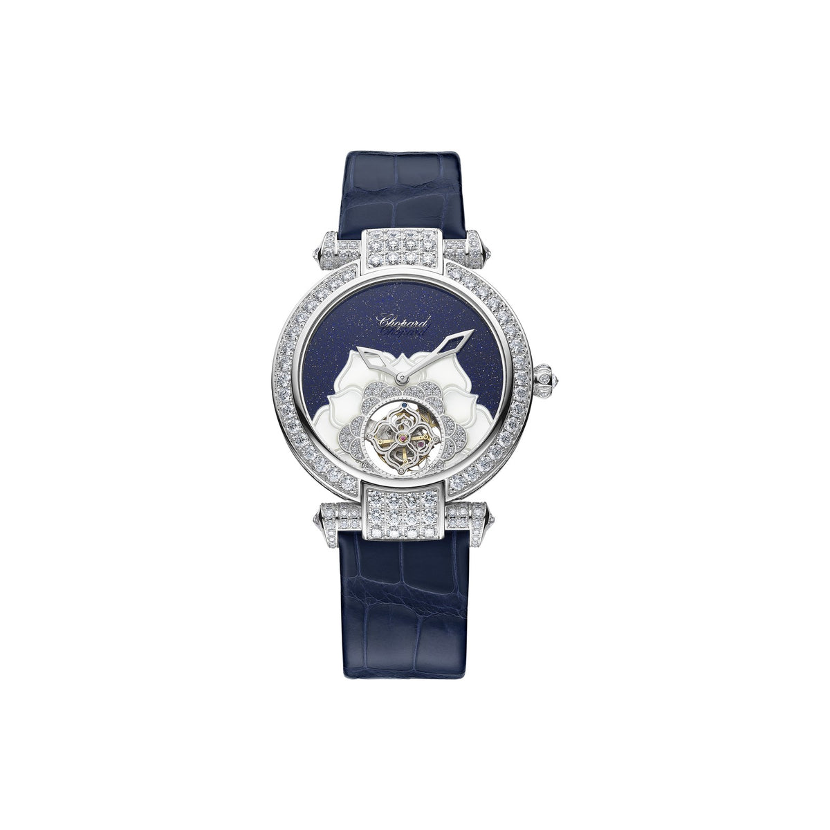 Chopard IMPERIALE watch in 18k ethical white gold with diamonds