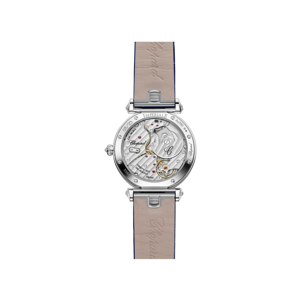 Chopard IMPERIALE watch in 18k ethical white gold with diamonds, view 2