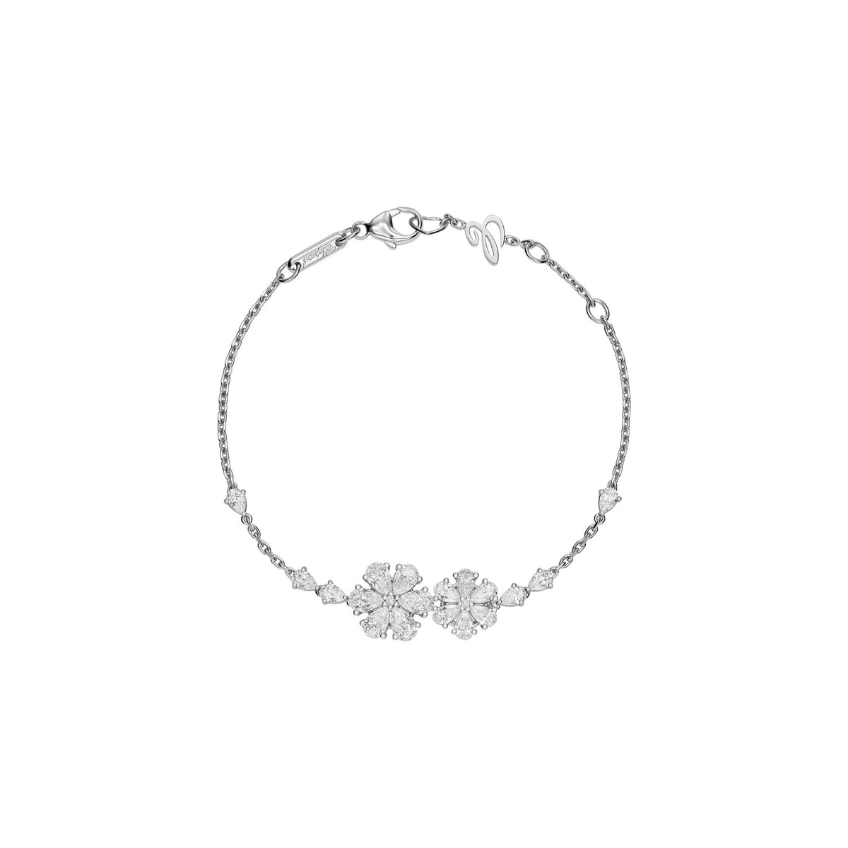 Chopard L'Heure du Diamant bracelet in 18k ethical white gold with diamonds