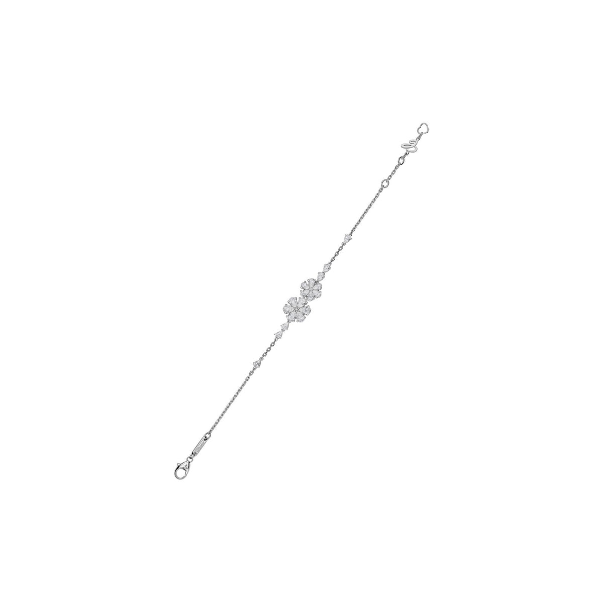 Chopard L'Heure du Diamant bracelet in 18k ethical white gold with diamonds view 2