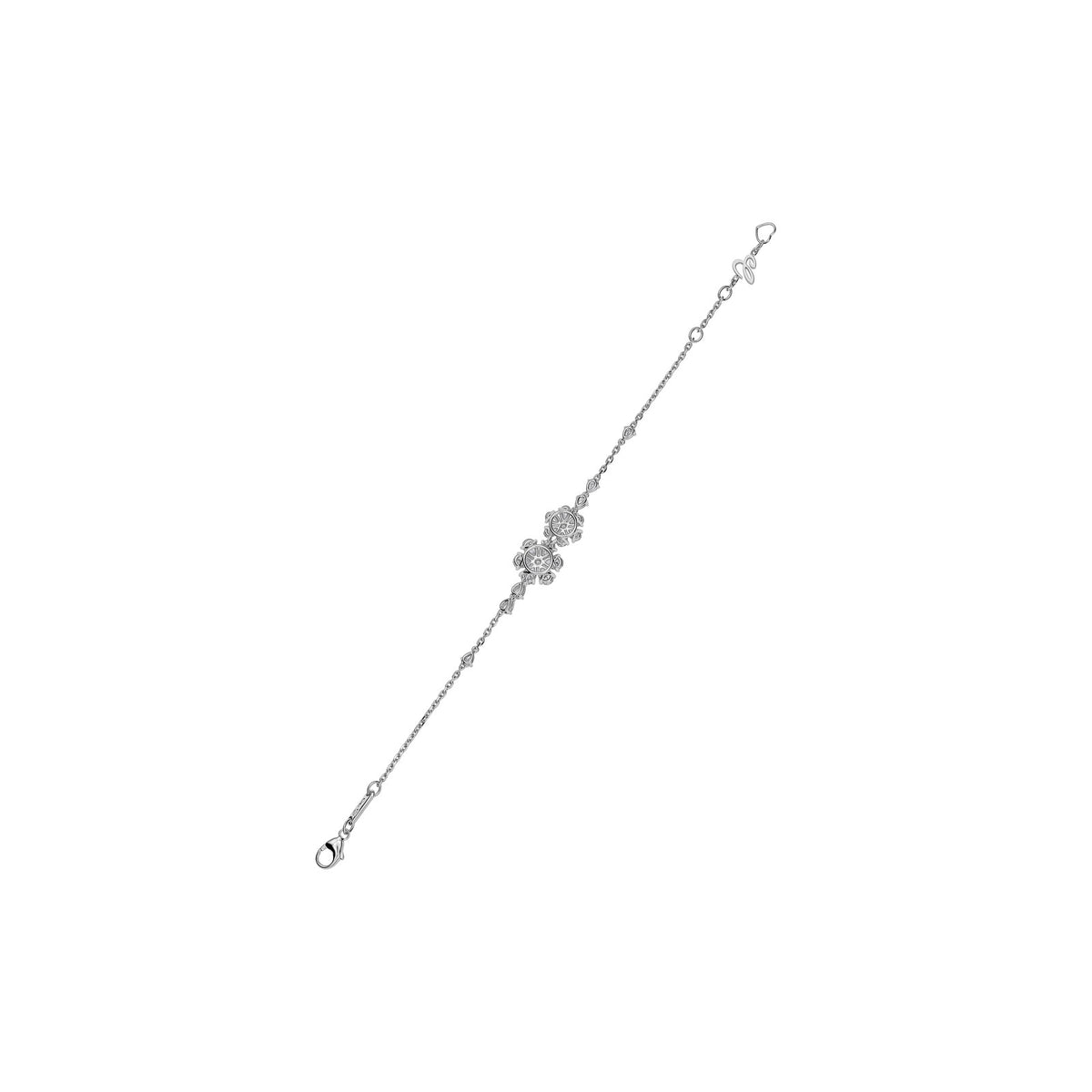 Chopard L'Heure du Diamant bracelet in 18k ethical white gold with diamonds view 3