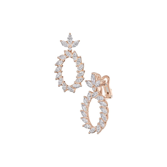 Chopard L'Heure du Diamant earrings in 18k ethical rose gold with diamonds
