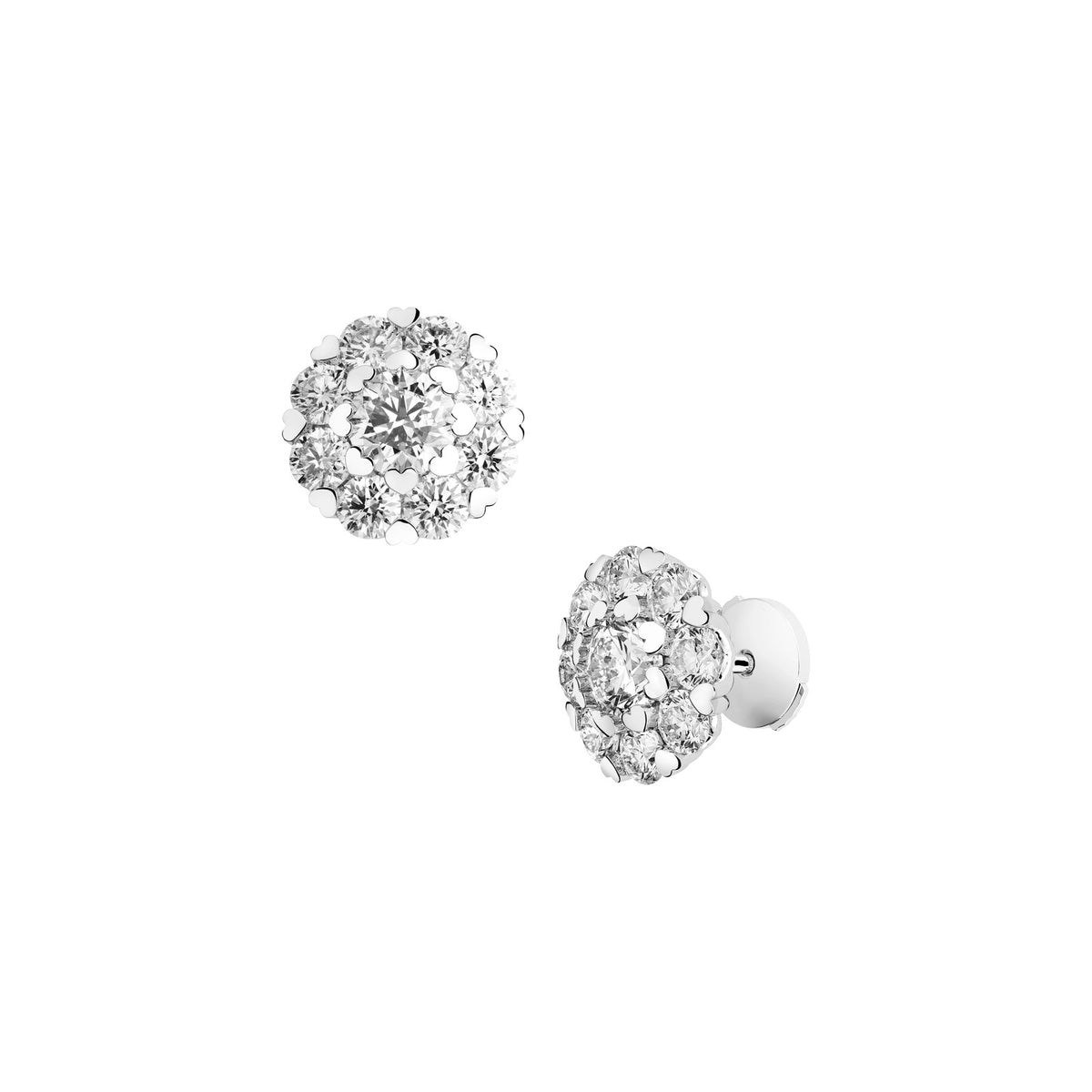 Chopard L'Heure du Diamant earrings in 18k ethical white gold with diamonds