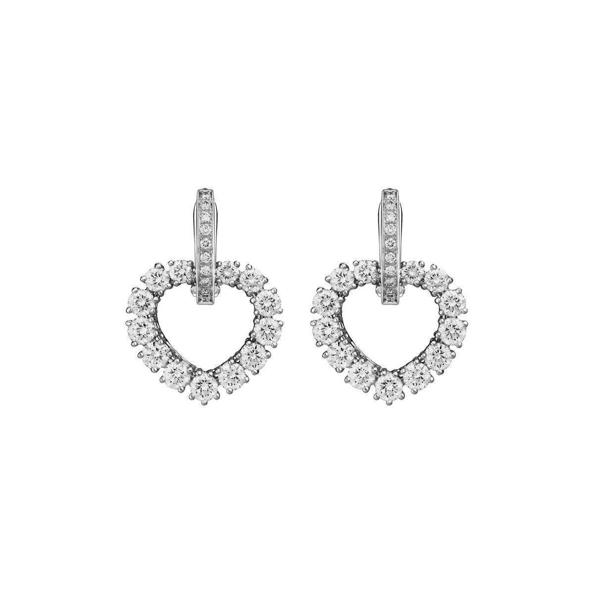 Chopard L'Heure du Diamant earrings in 18k ethical white gold with diamonds