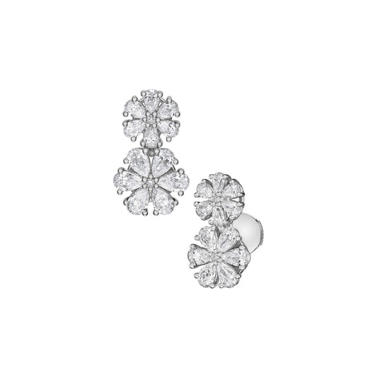 Chopard L'Heure du Diamant earrings in 18k ethical white gold with diamonds