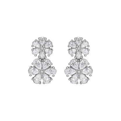 Chopard L'Heure du Diamant earrings in 18k ethical white gold with diamonds view 3