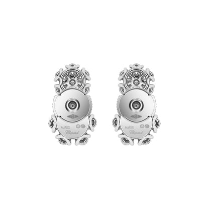 Chopard L'Heure du Diamant earrings in 18k ethical white gold with diamonds view 4