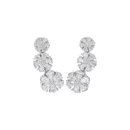 Chopard L'Heure du Diamant earrings in 18k ethical white gold with diamonds view 3
