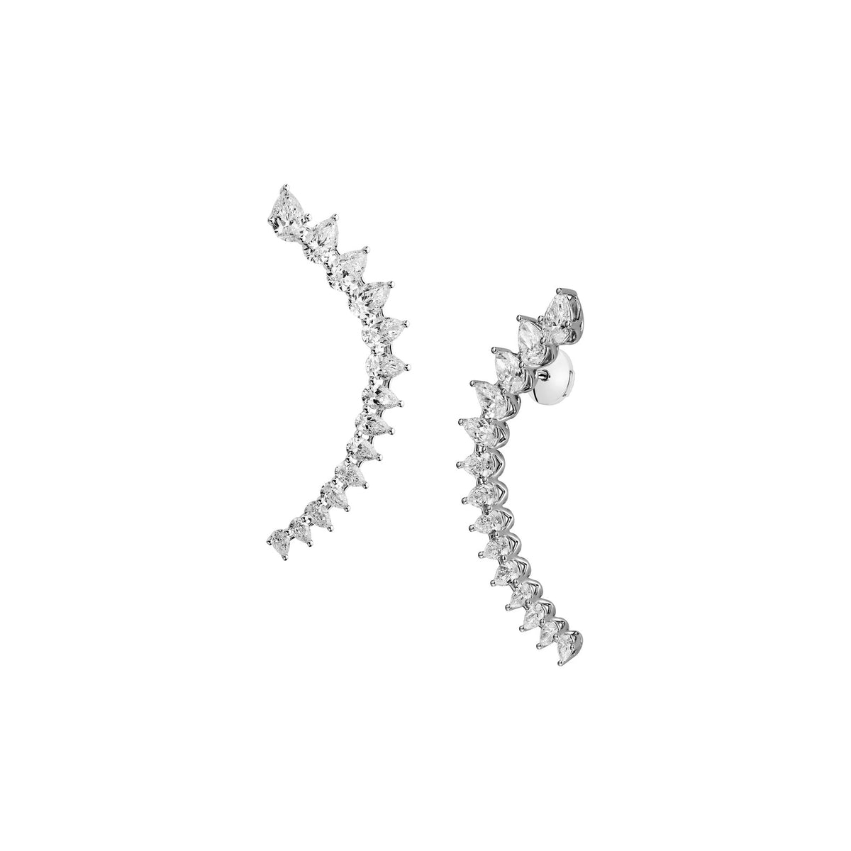 Chopard L'Heure du Diamant earrings in 18k ethical white gold with diamonds