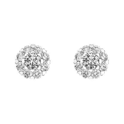 Chopard L'Heure du Diamant earrings in 18k ethical white gold with diamonds view 3