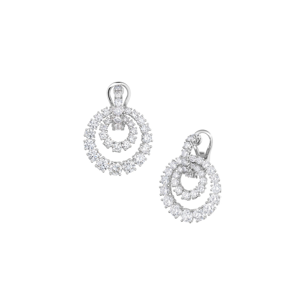 Chopard L'Heure du Diamant earrings in 18k ethical white gold with diamonds
