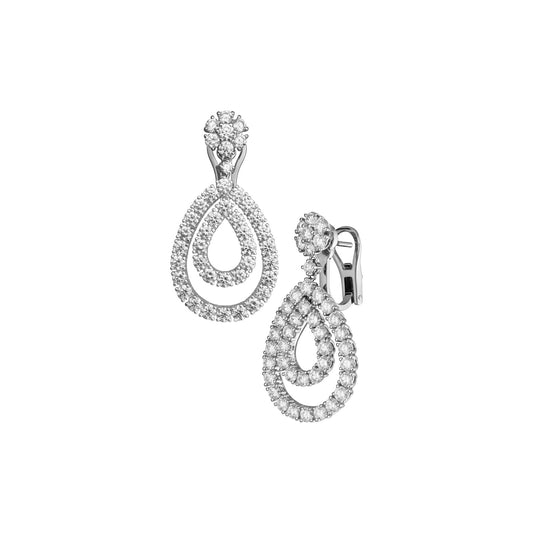 Chopard L'Heure du Diamant earrings in 18k ethical white gold with diamonds