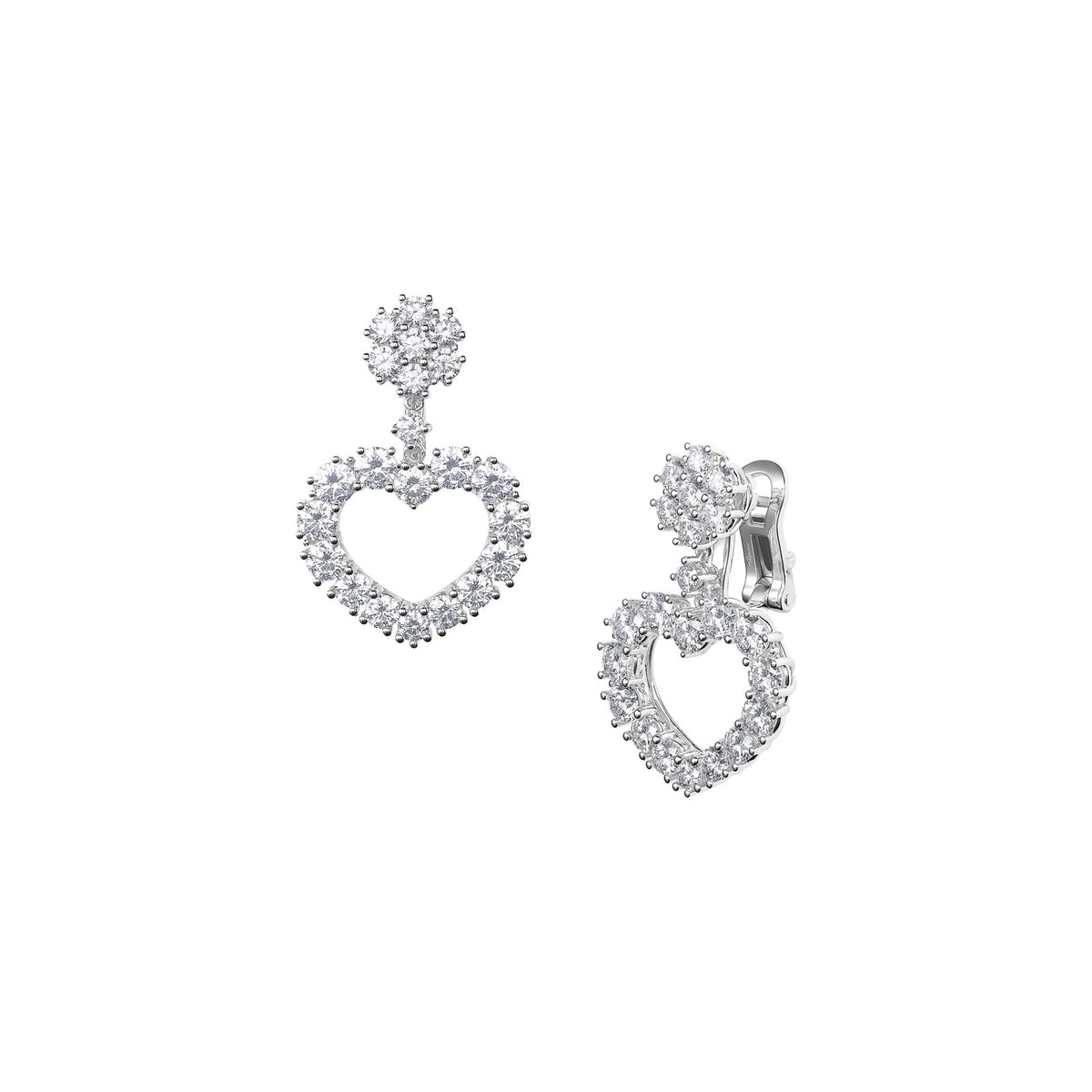 Chopard L'Heure du Diamant earrings in 18k ethical white gold with diamonds
