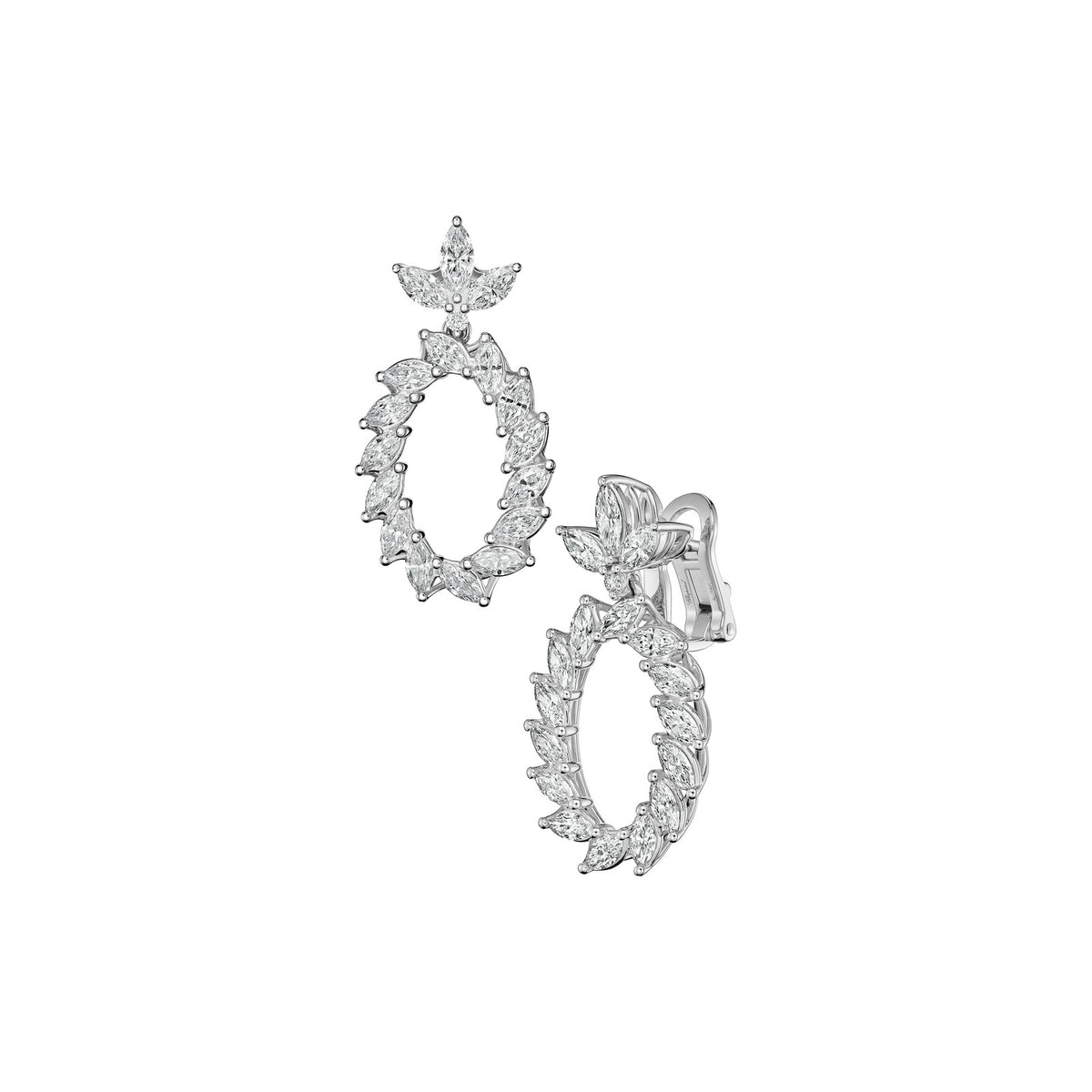 Chopard L'Heure du Diamant earrings in 18k ethical white gold with diamonds