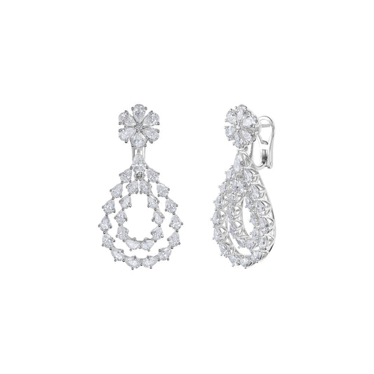 Chopard L'Heure du Diamant earrings in 18k ethical white gold with diamonds