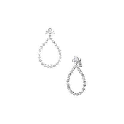 Chopard L'Heure du Diamant earrings in 18k ethical white gold with diamonds