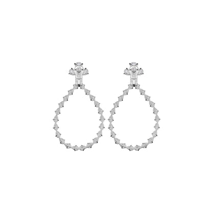 Chopard L'Heure du Diamant earrings in 18k ethical white gold with diamonds view 4
