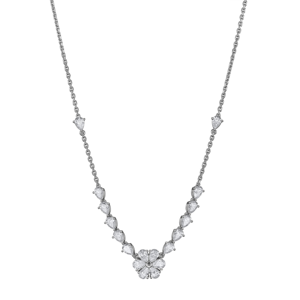 Chopard L'Heure du Diamant necklace in 18k ethical white gold with diamonds