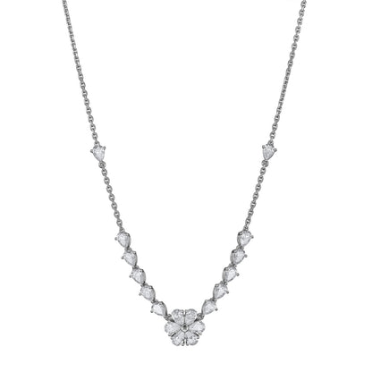 Chopard L'Heure du Diamant necklace in 18k ethical white gold with diamonds