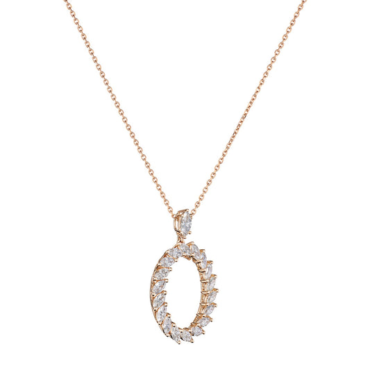 Chopard L'Heure du Diamant pendant in 18k ethical rose gold with diamonds, view 2