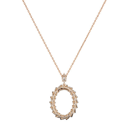 Chopard L'Heure du Diamant pendant in 18k ethical rose gold with diamonds, view 4
